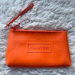 Hunter for Target Orange Rubber Wristlet Clutch